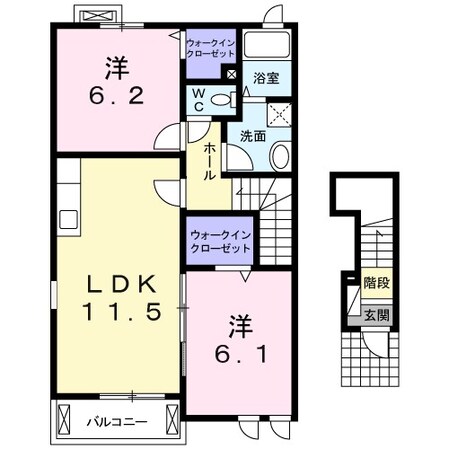 アニメートの物件間取画像